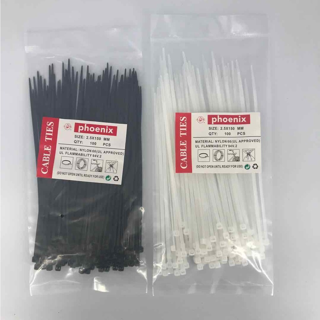 

Kabel Ties 2.5 x 150mm (15cm) CV 150