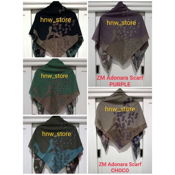 ZM Zaskia Mecca - Adonara Scarf Kerudung Segi Empat