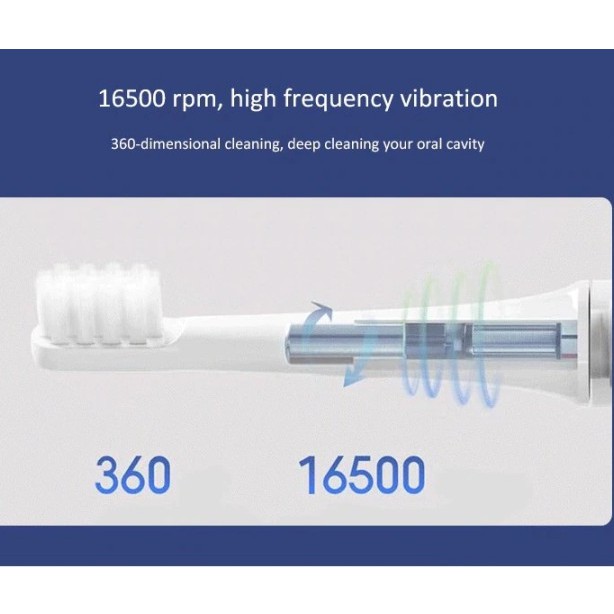 Mijia Sonic Electric Toothbrush T100 - Sikat Gigi Otomatis