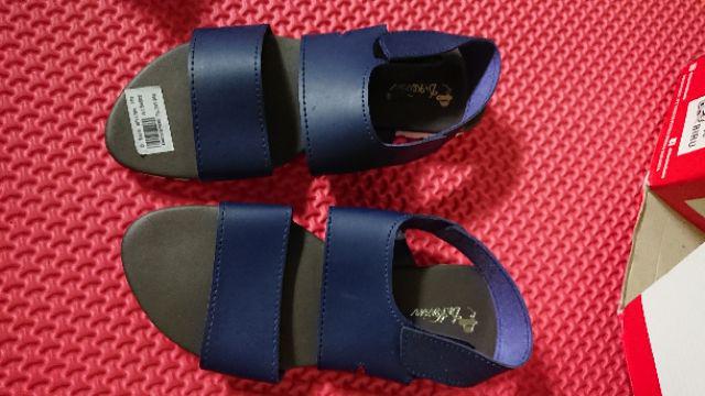 Dr. Kevin Women Flat Sandals 56002 - Blue | Shopee Indonesia