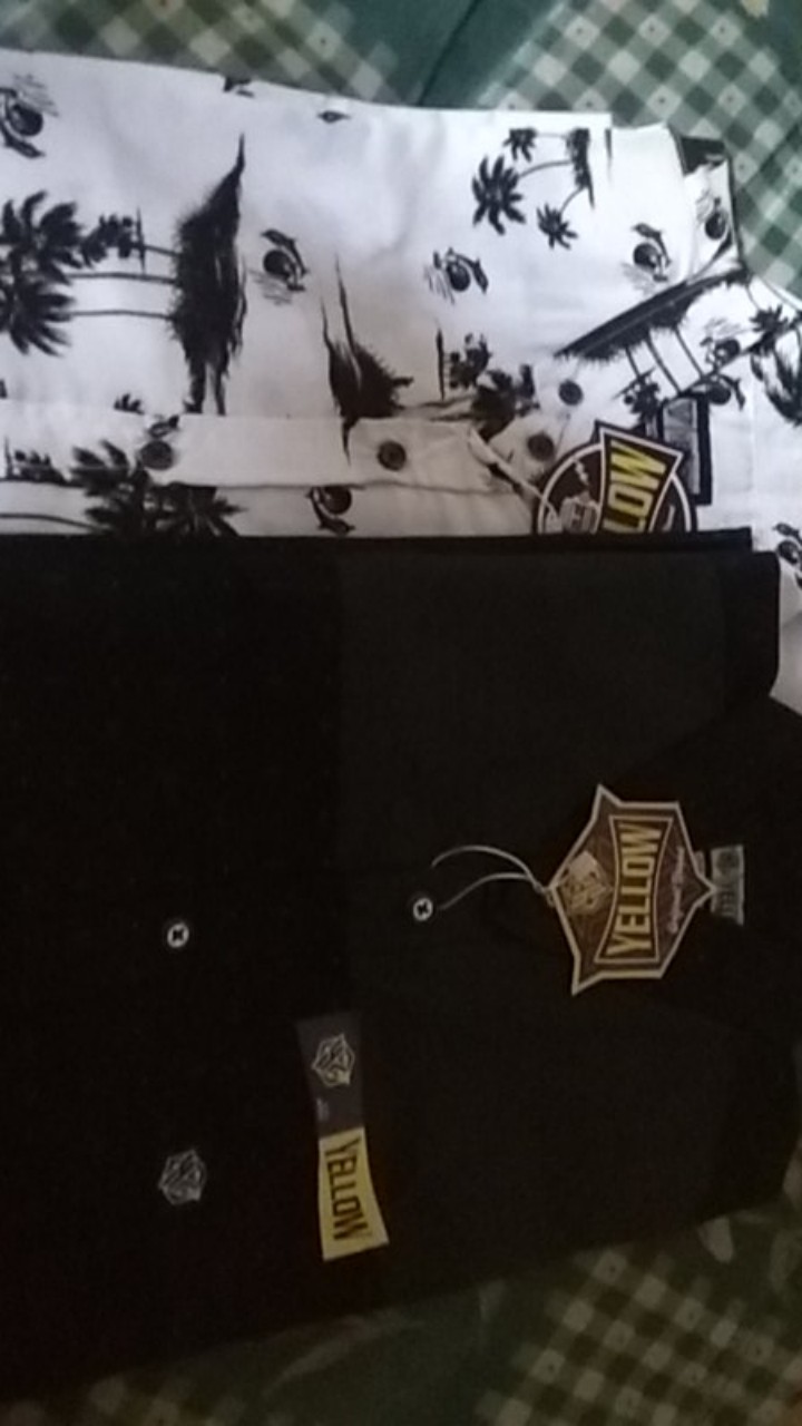 Kemeja Surfing Pria Lengan Pendek Slimfit Premium Quality