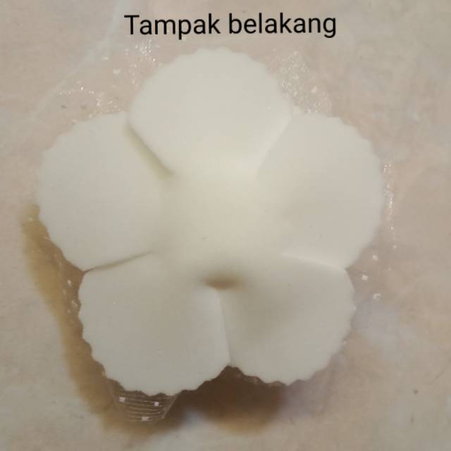 Isi 3 pcs bunga aplikasi gabus mawar CH752