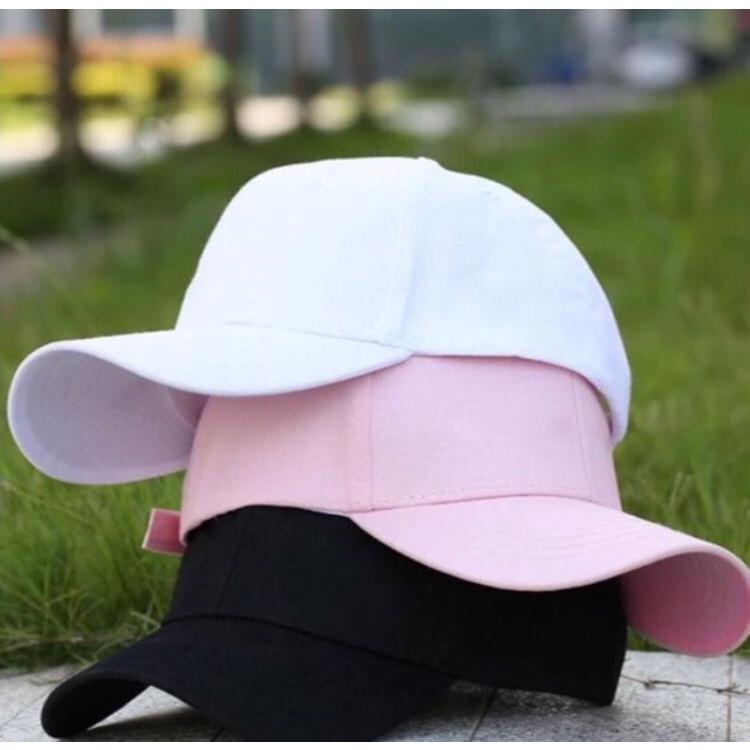 Topi Baseball Polos Terbaru Pria dan Wanita