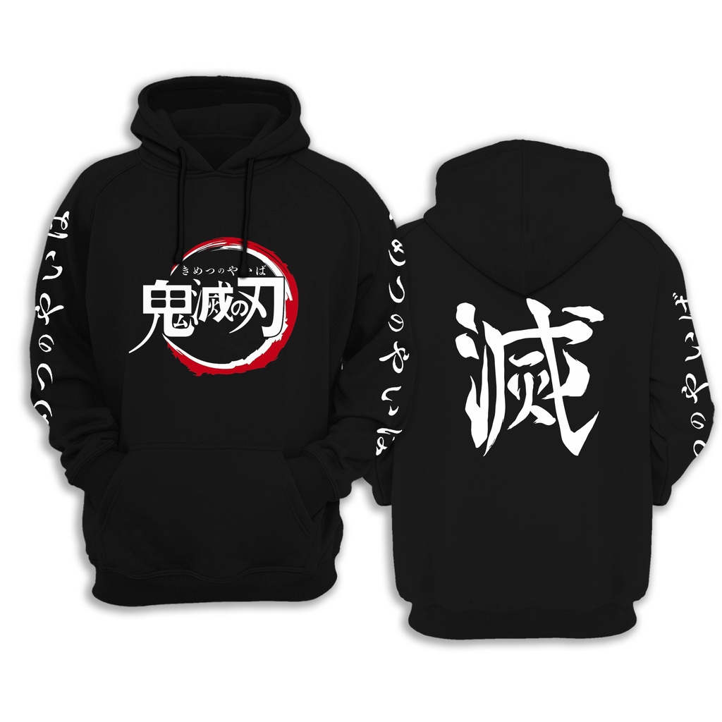 SWEATER JAKET HOODIE Kimetsu No Yaiba Demon Slayer / HOODIE PRIA WANITA ANIME JAPAN