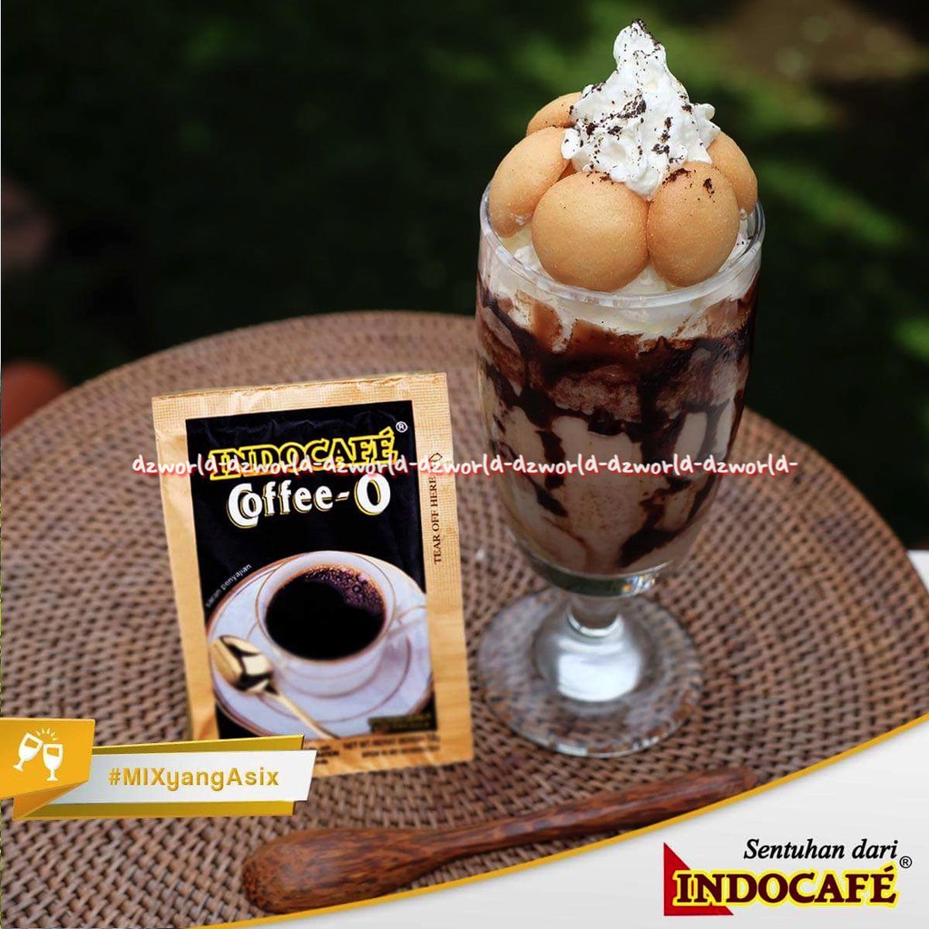 Indocafe Coffee-O 5sachet Kopi Hitam Plus Gula Kopi Bubuk Kopi Instan Kopi O CoffeO Indoc afe Coffee'O 5pcs