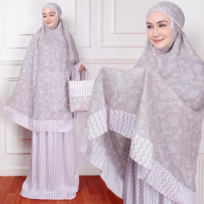 DIONISIA Mukena Dewasa Motif Bunga Model Terbaru Cantik Alesha