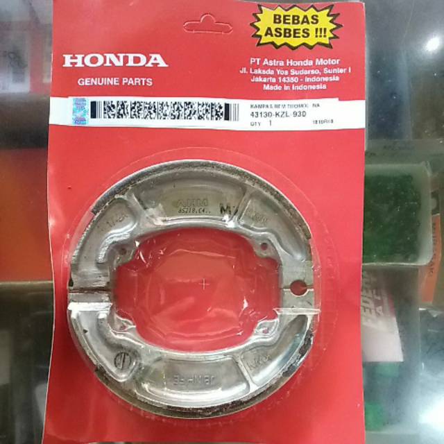 Kampas Belakang Honda Beat Vario Scoopy Spacy 43130 KZL 930