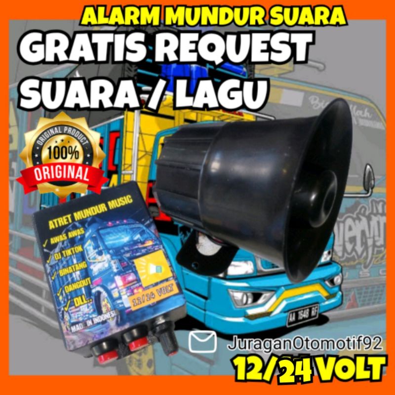 alarm mundur awas awas / alarm mundur awas / alarm mundur truk / alaram mundur lagu / carry / alaram mundur Avanza / atret mundur / alarm mundur mp3 / klakson mundur 12/24 VOLT