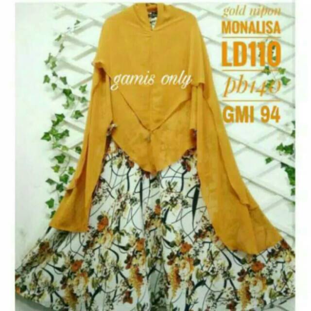 Gamis dress syari Nippon Gold