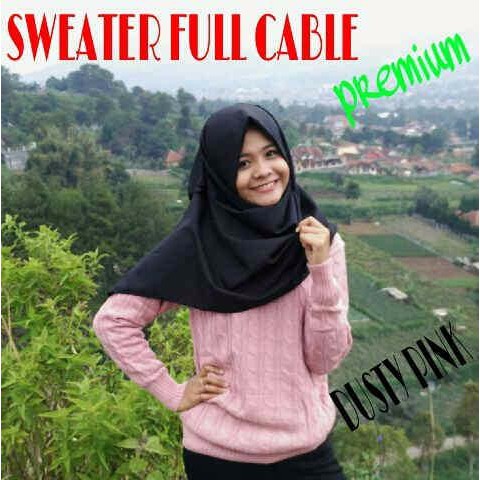 baju sweater rajut/sweater wanita/baju hangat rajut/jaket wanita