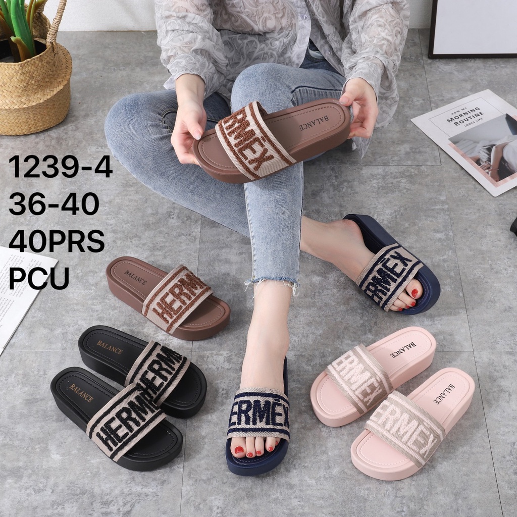 sandal wedges wanita kokop 1239-1 Christain BLC