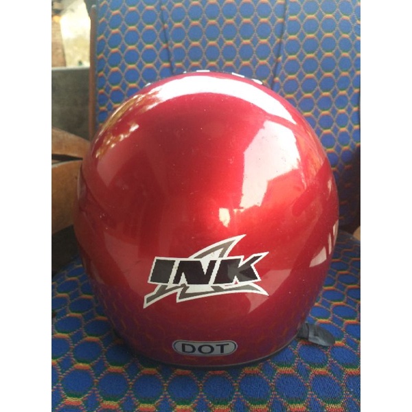 PL HELM INK KLASIK MERAH MAROON ORIGINAL