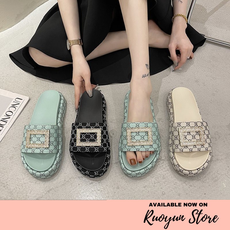 RYX - Lazy Comfortable Sandal Slipper Cocok Untuk Daily / Sandal Mandi - Ori Import