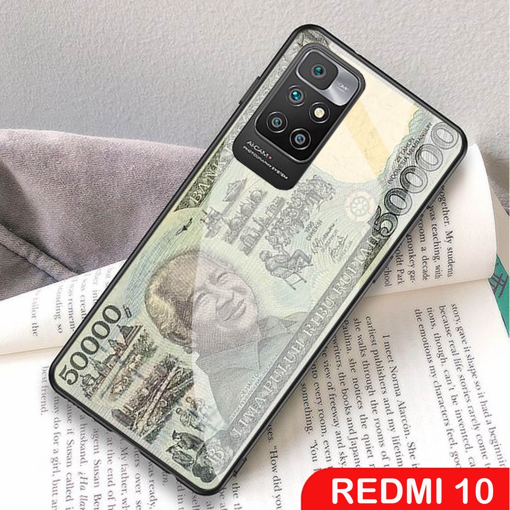 [A19] Softcase Kaca Glass Xiaomi Redmi 10 - Casing Hp Xiaomi Redmi 10  - Case Hp - Xiaomi Redmi 10