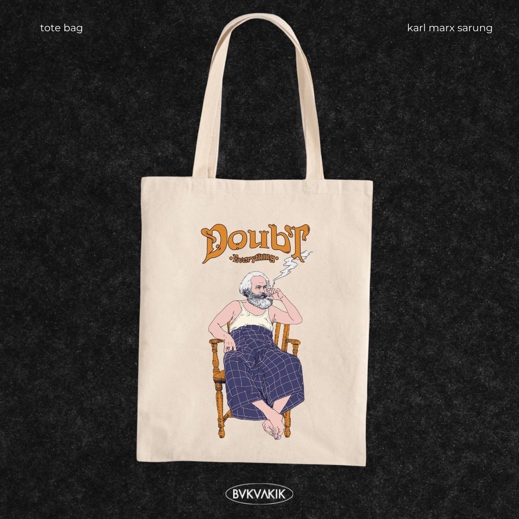 Tote bag Karl Marx Sarung