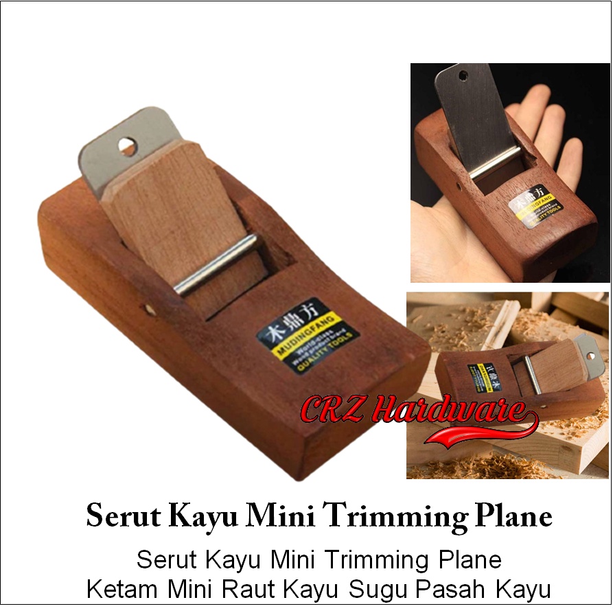 Mini Trimming Ketam Serutan Kayu Mini Manual / Alat Planer Ketam Pasah