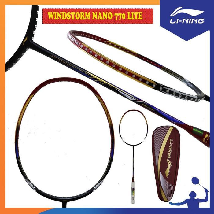 mantul habis badminton LINING WINDSTORM NANO 760 770 780 790 LITE RAKET BADMINTON ORIGINAL - 760
