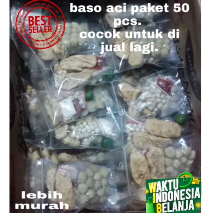 

- BARU baso aci boci paket 50 bungkus lebih murah