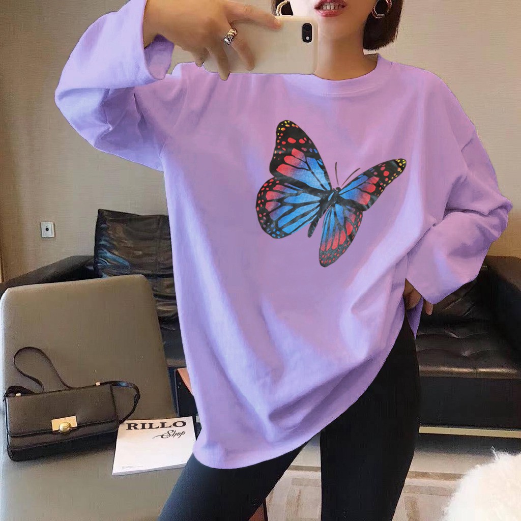 Oversize Longsleeve Butterfly Fit XL (LD 108, PJ 70)