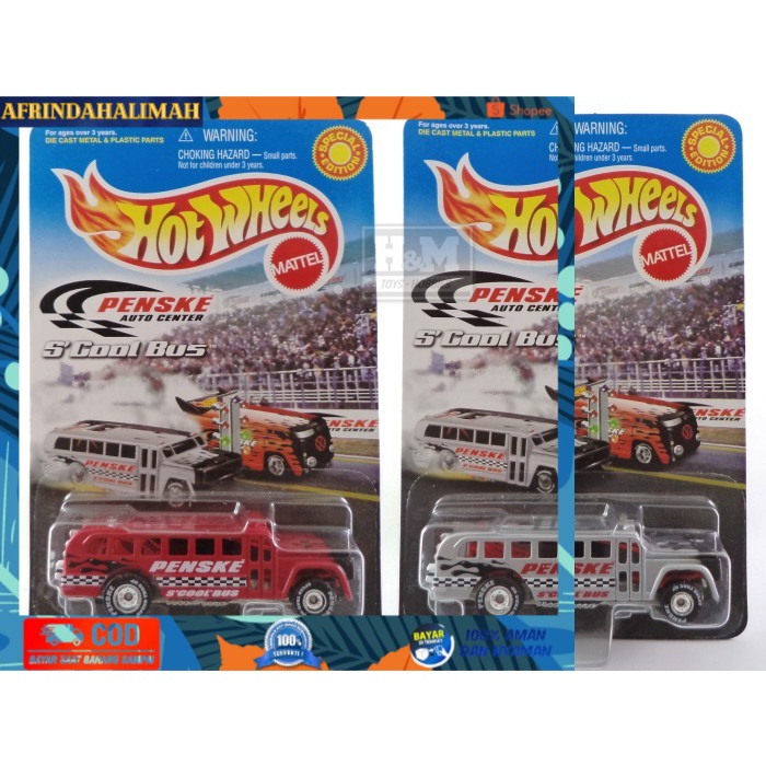 

[TERBARU] HOTWHEELS PENSKE AUTO CENTER SCHOOL BUS SET 2PCS HARGA PROMO