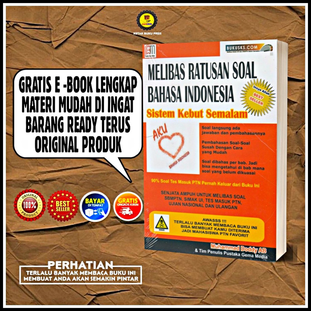 BUKU SKS IPS / BUKU SKS IPA / MENGUASAI IPS / MENGUASAI IPA / SISTEM KEBUT SEMALAM / MELIBAS RATUSAN-BHS.INDONESIA
