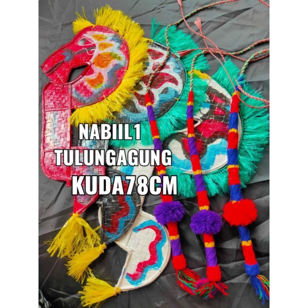 kuda lumping 78cm dan cambuk tari