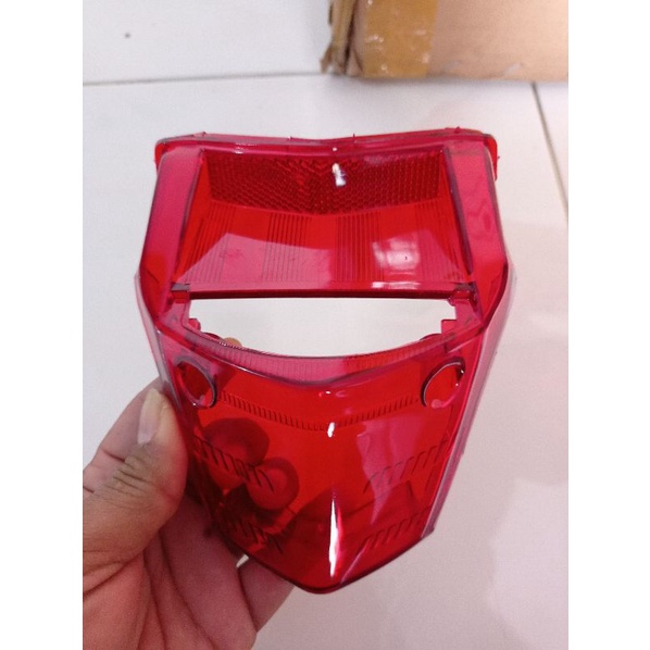 MIKA KACA LAMPU STOP LAMPU REM BELAKANG HONDA BEAT KARBU LAMA