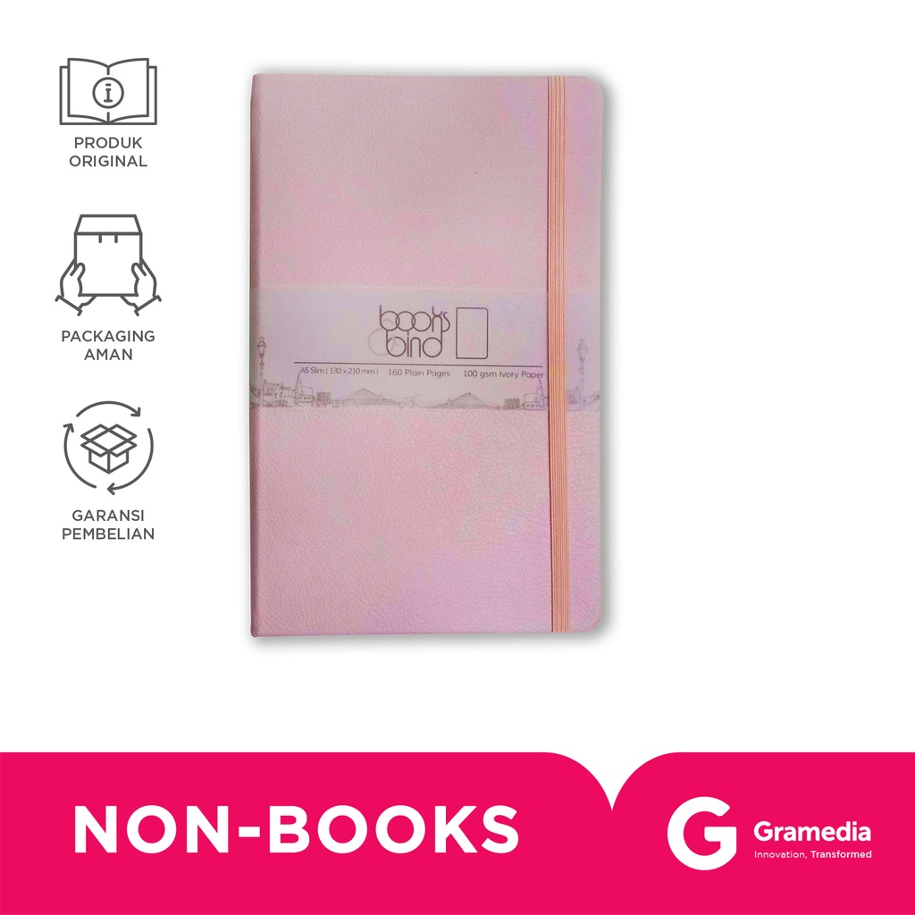 

Books&Bind Nb Simple Hc A5-Slim Softpink