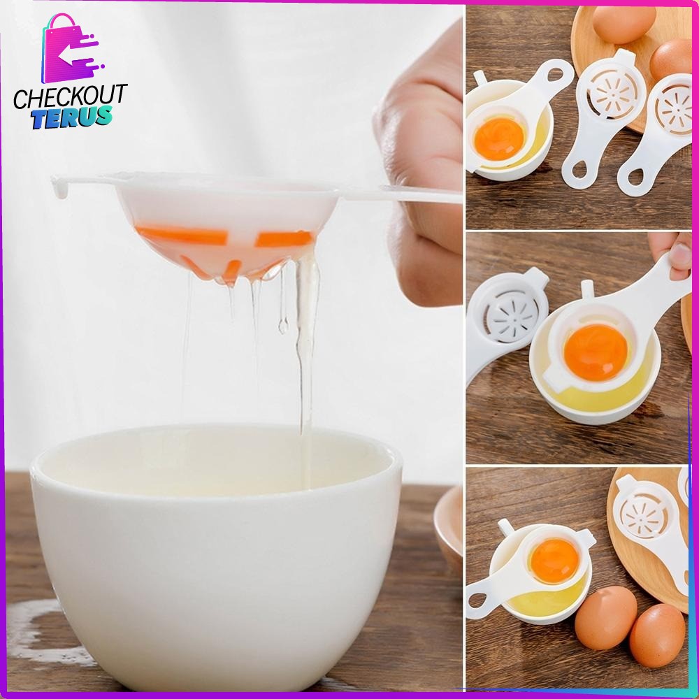 CT C139 Pemisah Kuning Telur dan Putih Peralatan Dapur Praktis Alat Telor Egg Yolk Separator Perlengkapan Alat Dapur