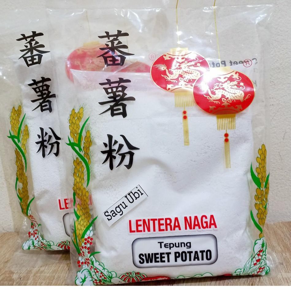 

SPOT!!!! Tepung Ubi Putih Lentera Naga / Sweet Potato Strach / Bebas Gluten 500 gram