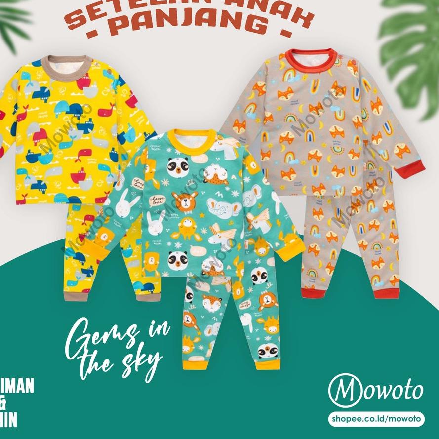 ☂ Velvet Junior GEMS IN THE SKY Setelan PANJANG BIG SIZE / Setelan Piyama Anak / Piyama Bayi - Panja
