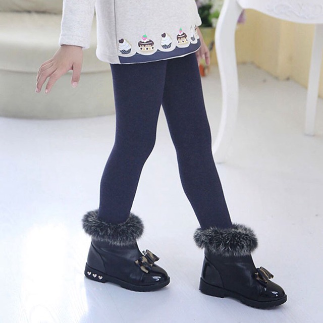 IMPORT MOLLAD Legging Thermal Kids Anak Wool Velvet Winter Musim Dingin