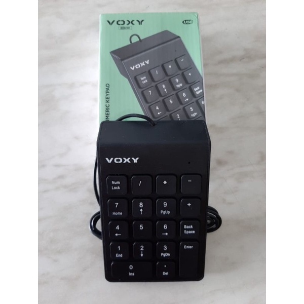 Keyboard Numeric USB Slim Voxy - Keyboard Numerik Slim - Keyboard Angka