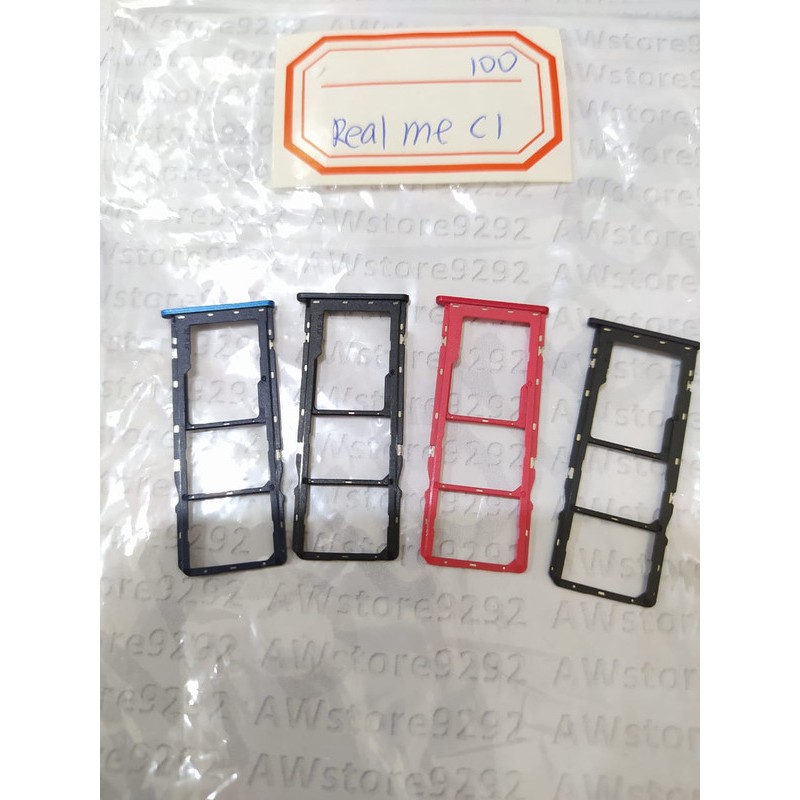 Slot Tempat Dudukan Kartu Simcard Sim card Lock Simtray Sim Tray REALME C1