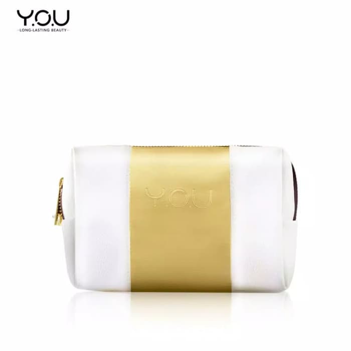 YOU Pouch White Gold