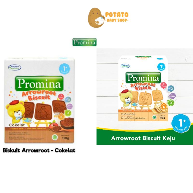 Promina - Arrowroot Biscuit 1+ / Biskuit Anak 1th