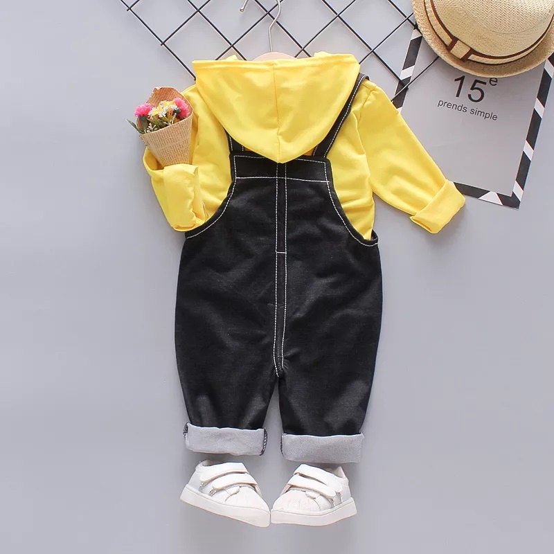 Setelan Overall DION Baju Jumpsuit Anak Bayi Import Dinosaurus