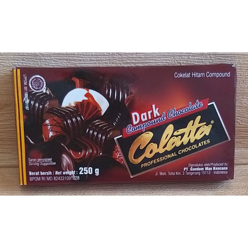 

✔MURAH Colatta Dark Chocolate Compound 250gr