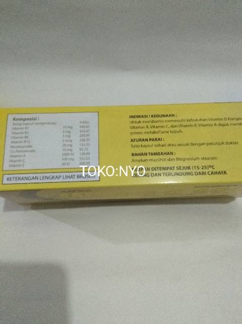 Selcom C Gold Vitamin B Komplek &amp; Vitamin A,C,E