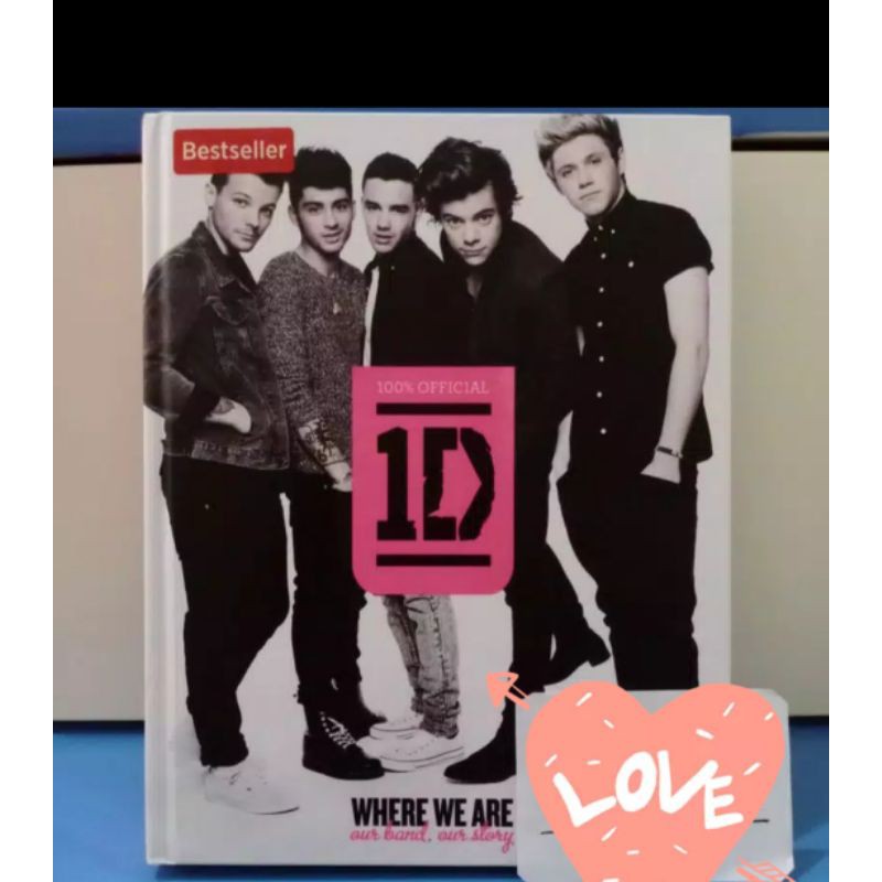Buku 1D where we are: our band,our story one direction