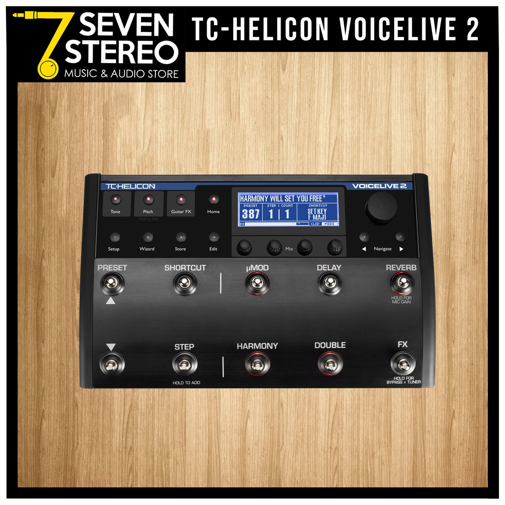 TC Helicon Voice Live 2 Professional Vocal Multi Effect - Efek Vocal