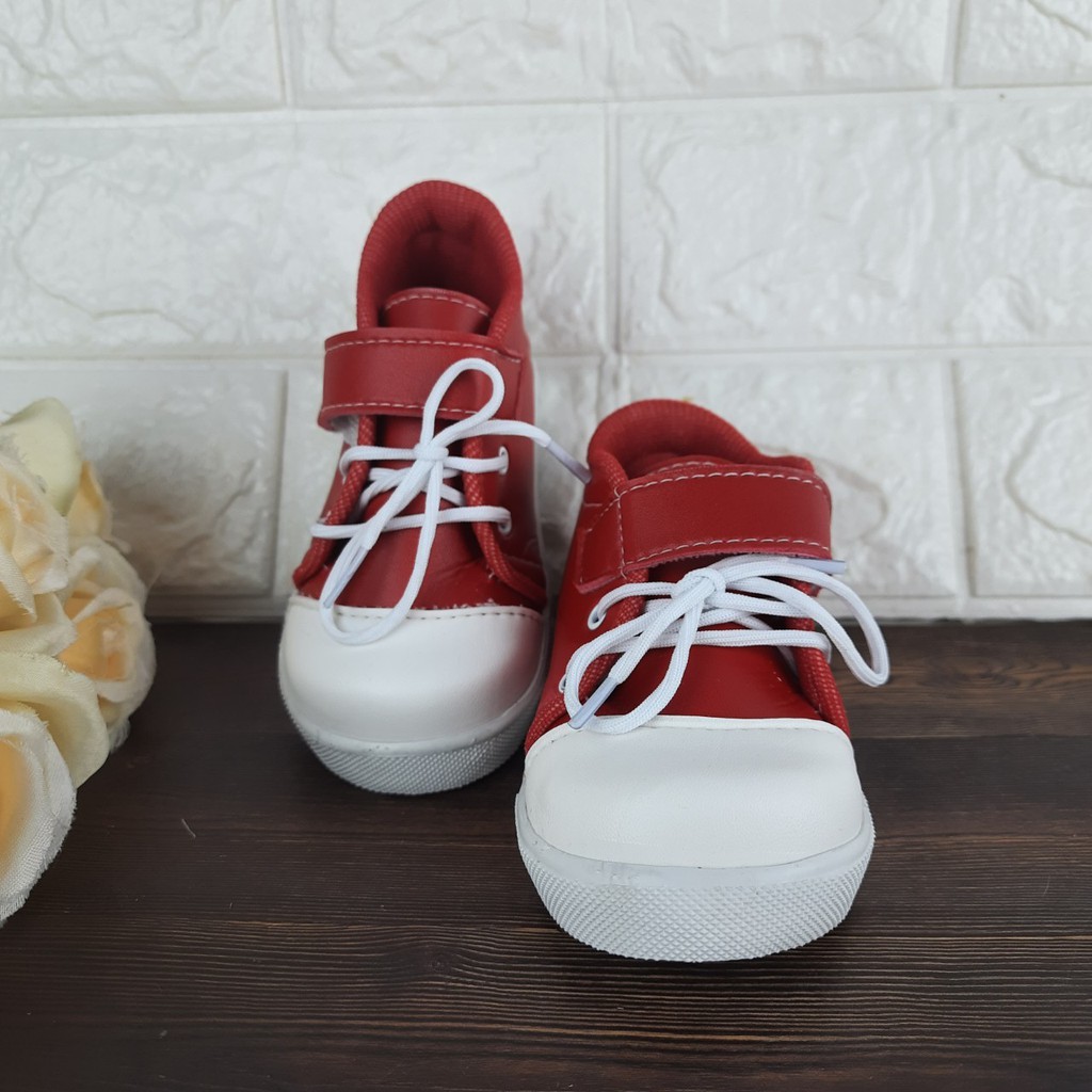 [TAMAN SEPATUKU] SEPATU TRENDY MURAH ANAK PEREMPUAN SNEAKER PINK TALI ANAK 1 2 3 TAHUN FAX04