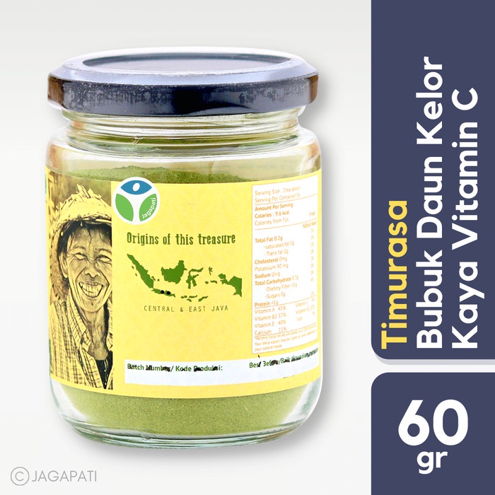 

Lainnya-Minuman-Bubuk- Timurasa - Moringa Powder 60Gr - Bubuk Daun Kelor - Vitamin C -Bubuk-Minuman-