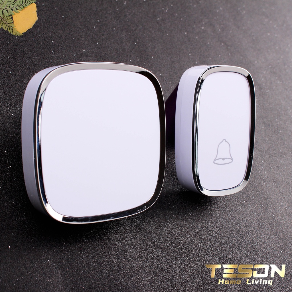 Bel Pintu Rumah Wireless 1 Receiver Door Bell Waterproof IP44