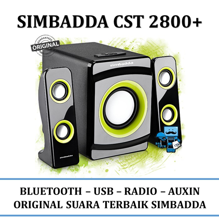 Speaker Aktif Simbadda CST 2800+ - Include Bluetooth,USB,Radio,AUX In