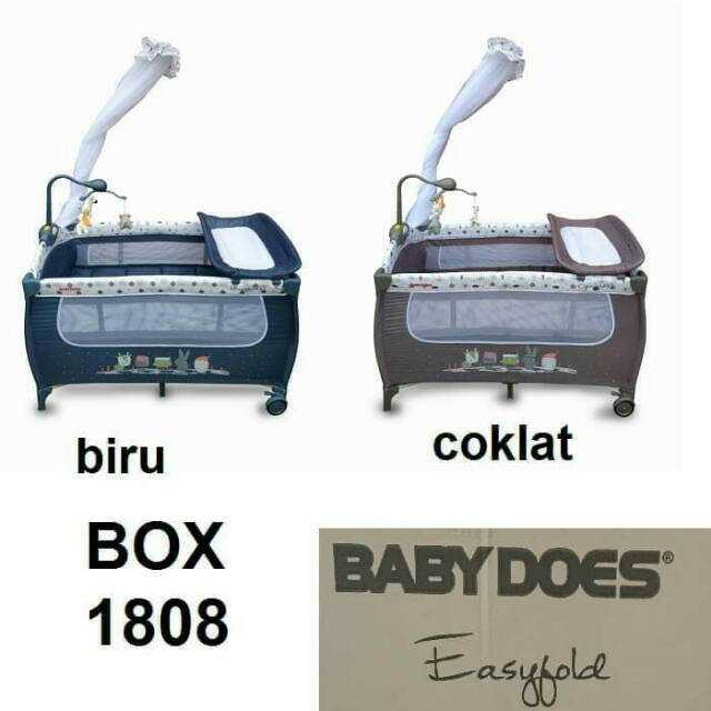 Baby Box tempat tidur bayi baby does easy fold 1808 babydoes