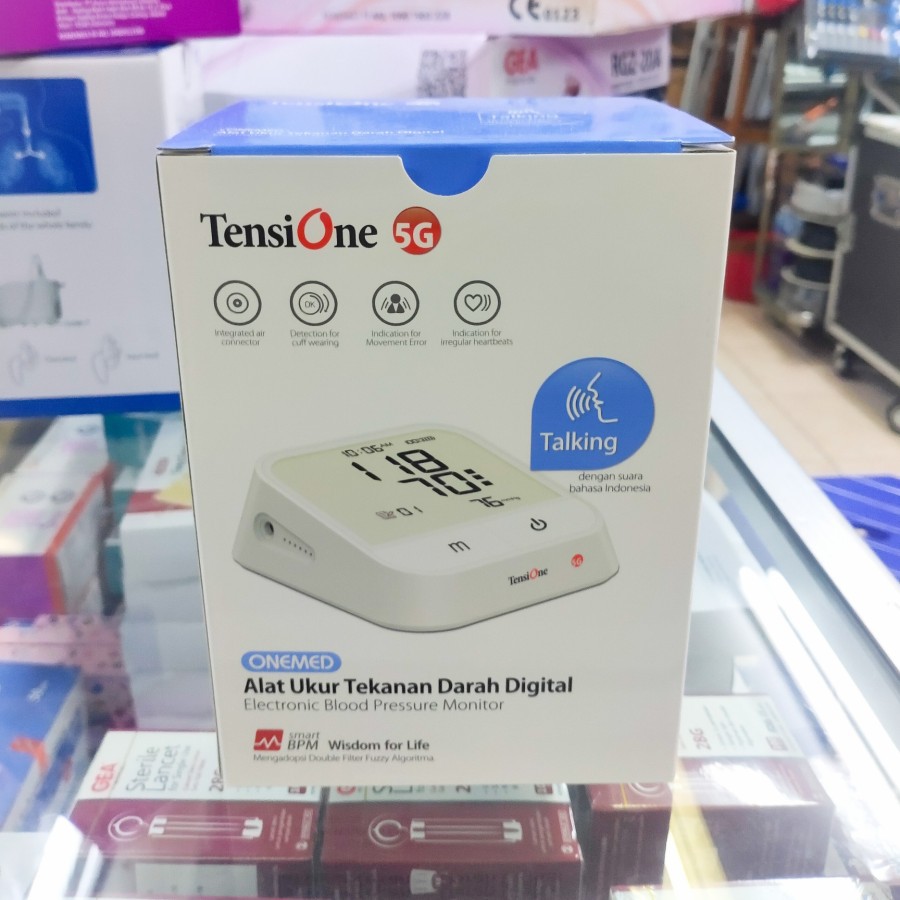 Tensimeter Digital TensiOne 5G Onemed Suara Bahasa Indonesia + Adaptor