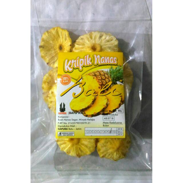 

Kripik nanas BaLi (Batu Asli) no tipu-tipu