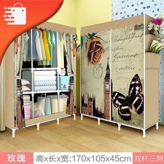  Lemari  Pakaian  Jumbo Portable Lemari  Baju  Gantung  Almari 