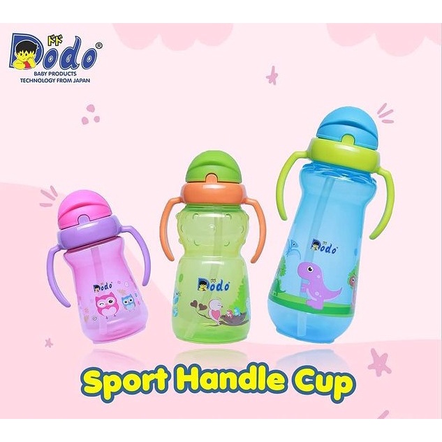 Sport Handle Cup Botol Susu Bayi Botol Minum Anak Botol Minum Sedotan 150ml 240ml 300ml BPA free